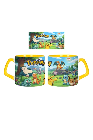 GHOSTBASTIR Design Pokemon Kupa Bardak | Tek Adet 0588 ürün görseli 1