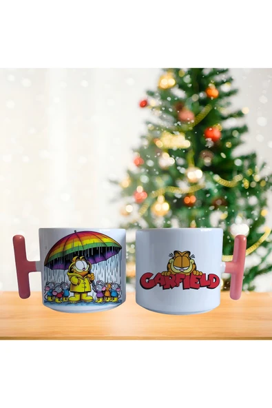 GHOSTBASTIR DESİGN Garfield Kupa Bardak | Tek Adet 0161 ürün görseli 1