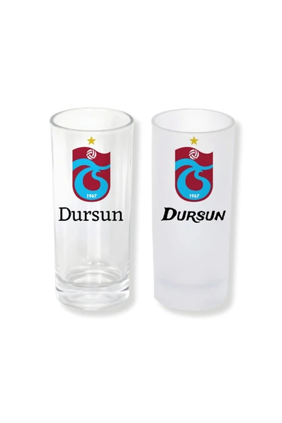 GHOSTBASTIR DESİGN Kişiye Özel Trabzonspor Buzlu / Buzsuz Seçenekli Rakı Bardağı – 1 Adet Şık Sunum Bardağı 043 ürün görseli 1