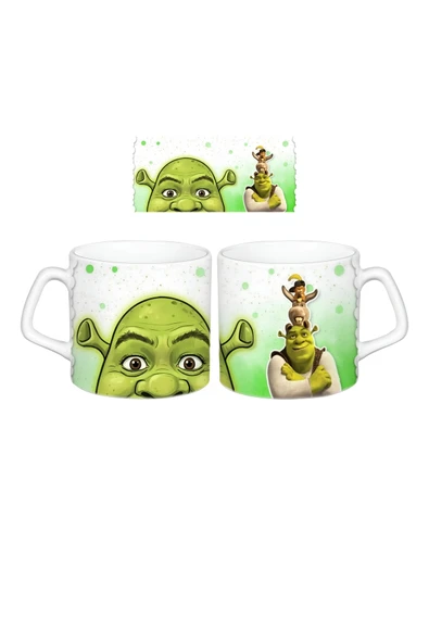 GHOSTBASTIR DESİGN Shrek Kupa Bardak | Tek Adet 0423 ürün görseli 1