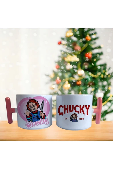 GHOSTBASTIR DESİGN Chucky Kupa Bardak | Tek Adet 0104 ürün görseli 1