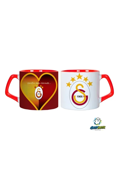 GHOSTBASTIR Design Galatasaray Kupa Bardak Tek Adet 0643 ürün görseli 1
