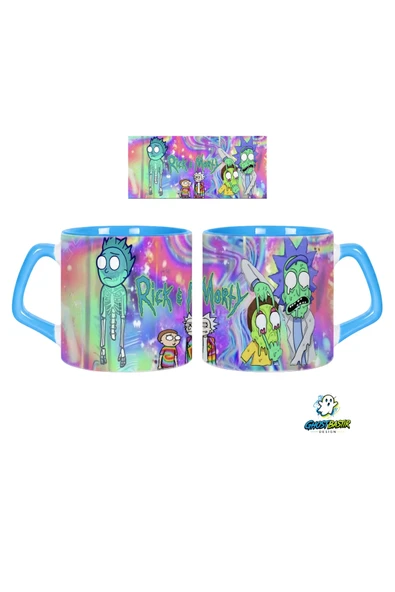 GHOSTBASTIR Design Rick and Morty Kupa Bardak | Tek Adet 0687 ürün görseli 1