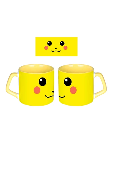 GHOSTBASTIR DESİGN Pikachu Kupa Bardak | Tek Adet 0368 ürün görseli 1
