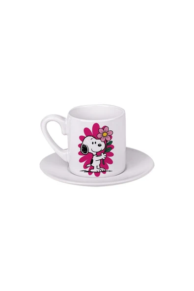 GHOSTBASTIR DESİGN Snoopy Türk Kahvesi Fincanı 067 ürün görseli 1