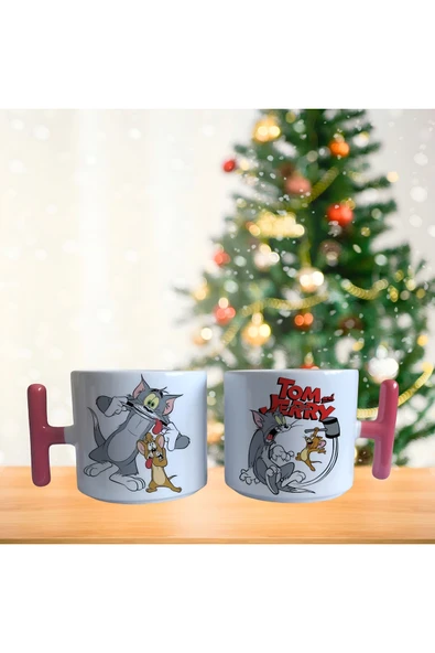 GHOSTBASTIR DESİGN Tom ve Jerry Kupa Bardak | Tek Adet 0517 ürün görseli 1