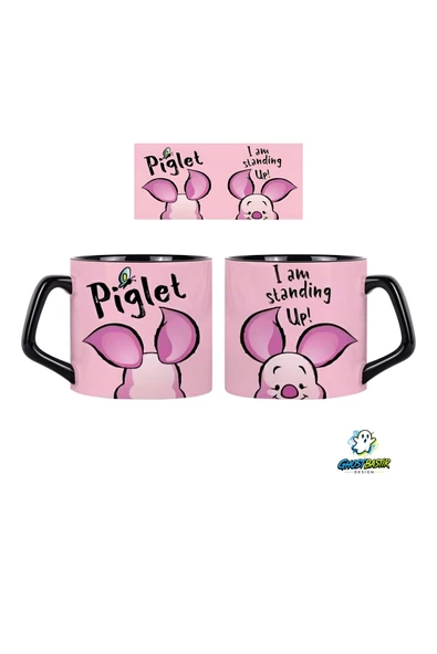 GHOSTBASTIR Design Piglet Kupa Bardak | Tek Adet 0587 ürün görseli 1