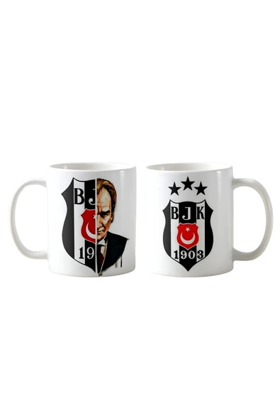 GHOSTBASTIR DESİGN Beşiktaş Atatürk Kupa Bardak Tek Adet K069 ürün görseli 1