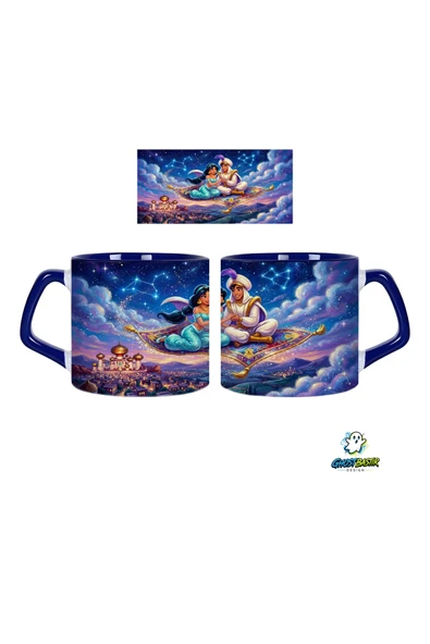 GHOSTBASTIR Design Aladdin Kupa Bardak | Tek Adet 0561 ürün görseli 1