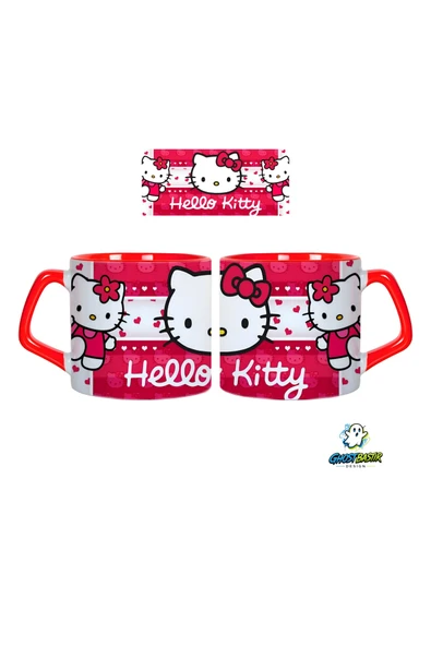 GHOSTBASTIR Design Hello Kitty Kupa Bardak | Tek Adet 0662 ürün görseli 1