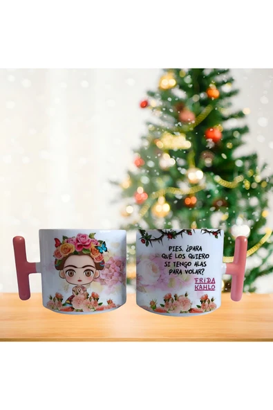 GHOSTBASTIR DESİGN Frida Kahlo Kupa Bardak | Tek Adet 0152 ürün görseli 1