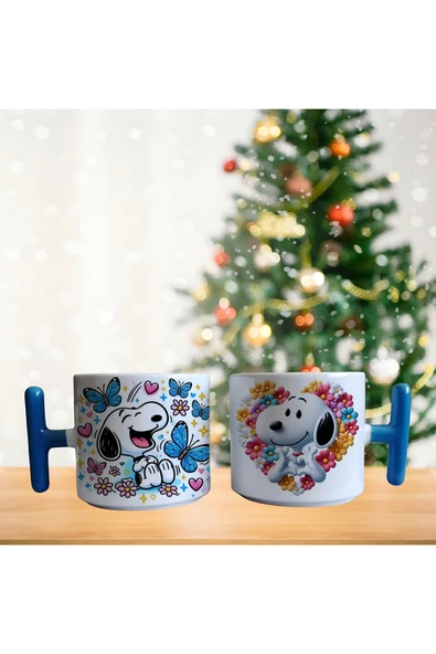 GHOSTBASTIR DESİGN Snoopy Kupa Bardak | Tek Adet 0428 ürün görseli 1
