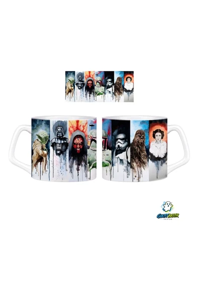 GHOSTBASTIR Design Star Wars Kupa Bardak | Tek Adet 0599 ürün görseli 1