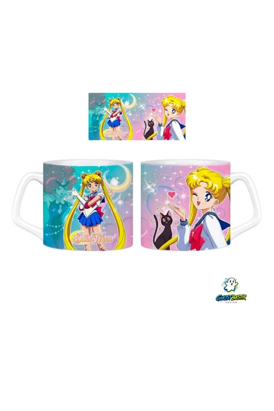 GHOSTBASTIR Design Ay Savaşçısı Kupa Bardak | Tek Adet 0567 ürün görseli 1