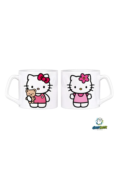 GHOSTBASTIR Design Hello Kitty Kupa Bardak | Tek Adet 0653 ürün görseli 1