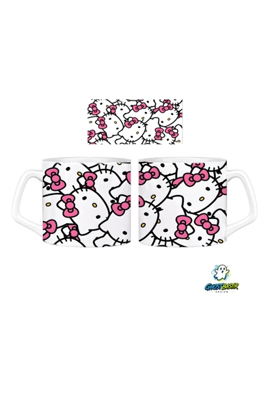 GHOSTBASTIR Design Hello Kitty Kupa Bardak | Tek Adet 0663 ürün görseli 1