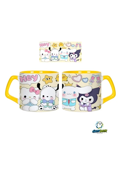 GHOSTBASTIR Design Hello Kitty Kupa Bardak | Tek Adet 0647 ürün görseli 1