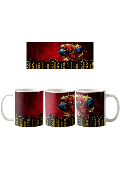GHOSTBASTIR DESİGN Spiderman Kupa Bardak | Tek Adet K095 ürün görseli 1