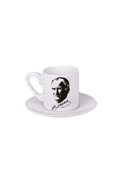 GHOSTBASTIR DESİGN Atatürk Türk Kahvesi Fincanı 070 ürün görseli 1