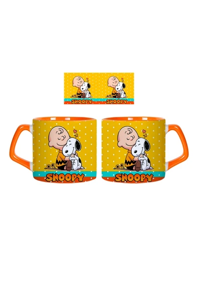 GHOSTBASTIR DESİGN Snoopy Kupa Bardak | Tek Adet 0437 ürün görseli 1