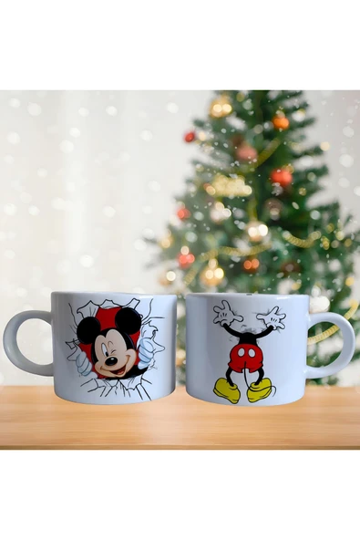 GHOSTBASTIR DESİGN Mickey Mouse Kupa Bardak | Tek Adet 0306 ürün görseli 1