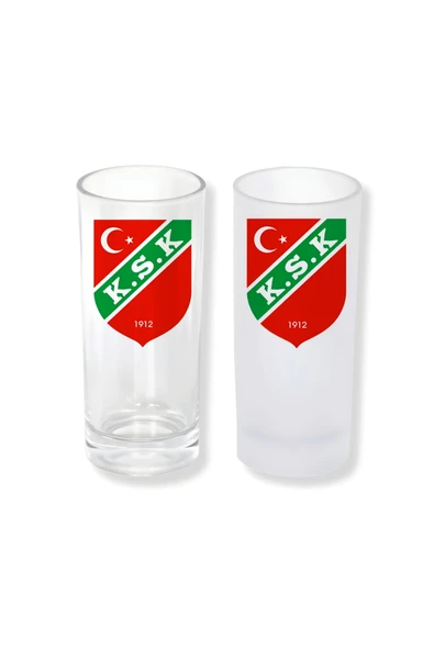 GHOSTBASTIR DESİGN Karşıyaka Spor Buzlu / Buzsuz Seçenekli Rakı Bardağı – 1 Adet Şık Sunum Bardağı 0116 ürün görseli 1