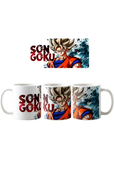 GHOSTBASTIR DESİGN Son Goku Kupa Bardak | Tek Adet K0118 ürün görseli 1