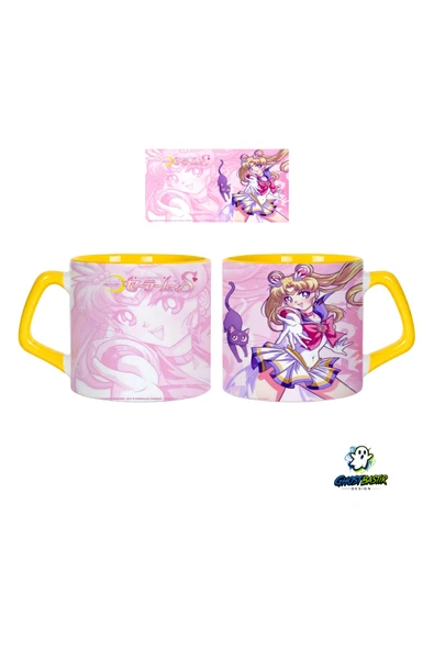 GHOSTBASTIR Design Ay Savaşçısı Kupa Bardak | Tek Adet 0565 ürün görseli 1