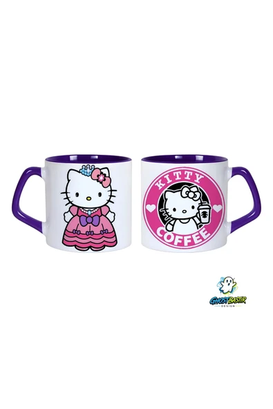 GHOSTBASTIR Design Hello Kitty Kupa Bardak | Tek Adet 0660 ürün görseli 1