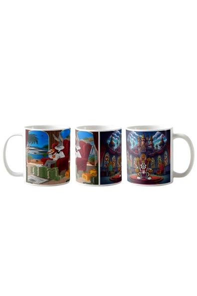 GHOSTBASTIR DESİGN Bugs Bunny Kupa Bardak | Tek Adet K017 ürün görseli 1