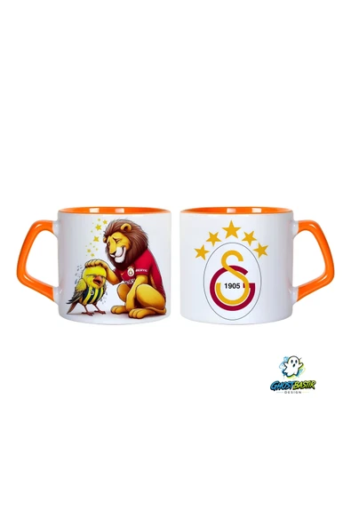 GHOSTBASTIR Design Galatasaray Kupa Bardak Tek Adet 0644 ürün görseli 1