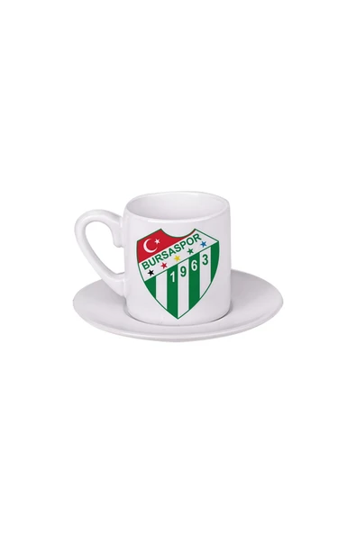 GHOSTBASTIR DESİGN Bursaspor Türk Kahvesi Fincanı 063 ürün görseli 1