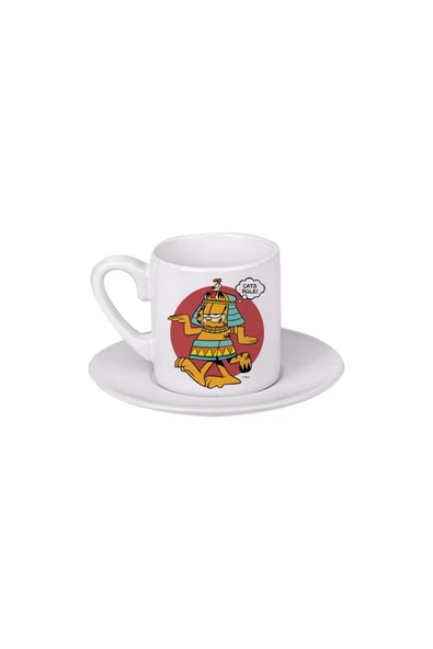 GHOSTBASTIR DESİGN Garfield Türk Kahvesi Fincanı 028 ürün görseli 1