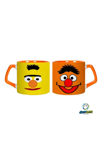 GHOSTBASTIR Design Susam Sokağı Kupa Bardak | Tek Adet 0702 ürün görseli 1