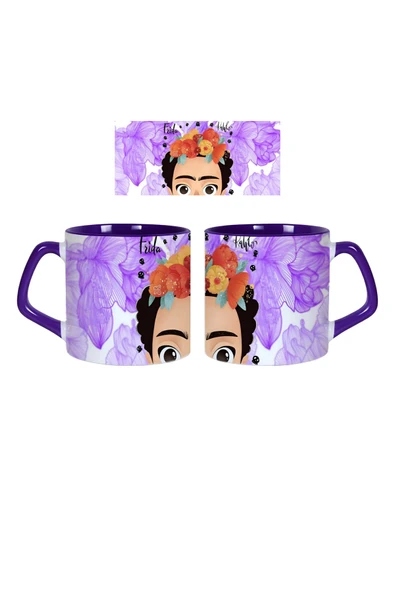 GHOSTBASTIR DESİGN Frida Kahlo Kupa Bardak | Tek Adet 0156 ürün görseli 1