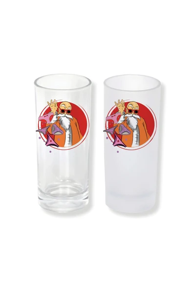 GHOSTBASTIR DESİGN Dragon Ballz Buzlu / Buzsuz Seçenekli Rakı Bardağı – 1 Adet Şık Sunum Bardağı 028 ürün görseli 1