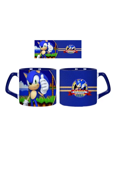 GHOSTBASTIR DESİGN Sonic Kupa Bardak | Tek Adet 0444 ürün görseli 1