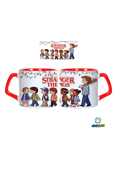 GHOSTBASTIR Design Stranger Things Kupa Bardak | Tek Adet 0601 ürün görseli 1