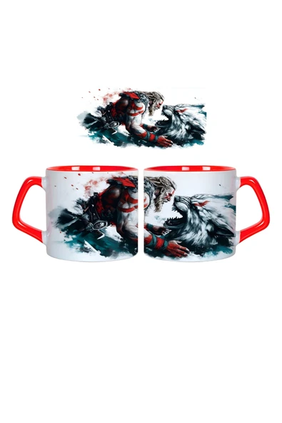 GHOSTBASTIR DESİGN The God Of War Kupa Bardak | Tek Adet 0507 ürün görseli 1