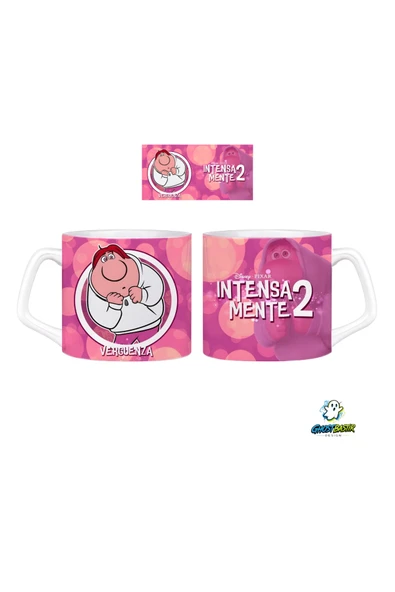 GHOSTBASTIR Design Ters Yüz Verguenza Kupa Bardak | Tek Adet 0608 ürün görseli 1