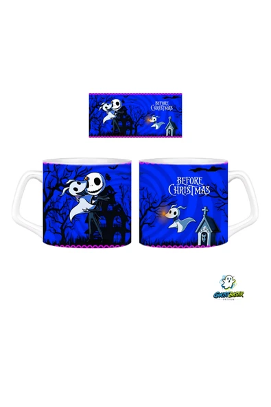 GHOSTBASTIR Design Noel Öncesi Kabusu Kupa Bardak | Tek Adet 0586 ürün görseli 1