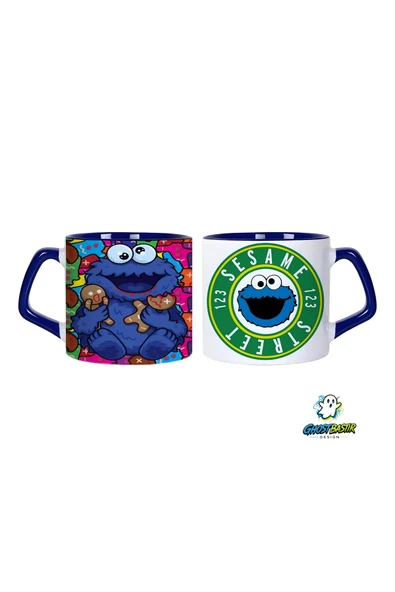 GHOSTBASTIR Design Susam Sokağı Kupa Bardak | Tek Adet 0704 ürün görseli 1