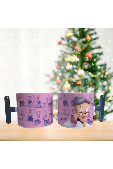 GHOSTBASTIR DESİGN Tweety Granny Kupa Bardak | Tek Adet 0533 ürün görseli 1