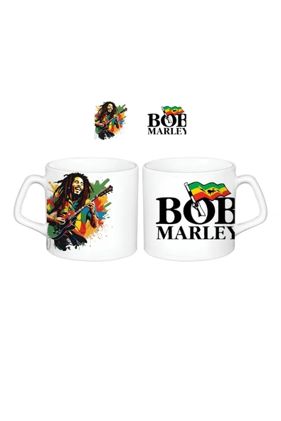 GHOSTBASTIR DESİGN Bob Marley Kupa Bardak | Tek Adet 083 ürün görseli 1
