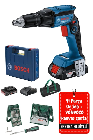 GTB 185-LI Akülü Alçıpan Vidalama Makinesi Şarjlı Alçıpan Matkabı 2x2.0 Ah (HEDİYELİ) ürün görseli 1