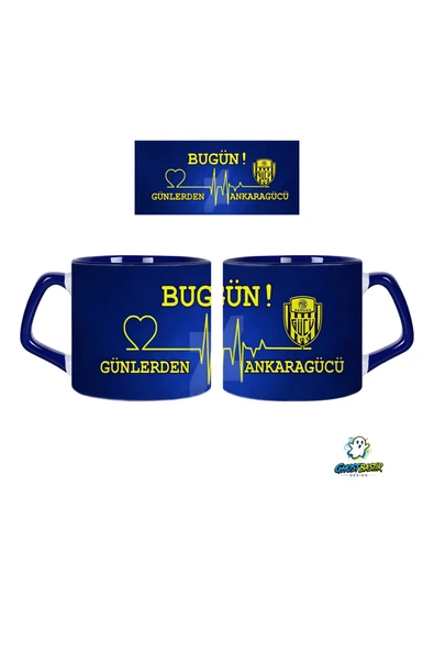GHOSTBASTIR Design Ankaragücü Spor Kupa Bardak | Tek Adet 0562 ürün görseli 1