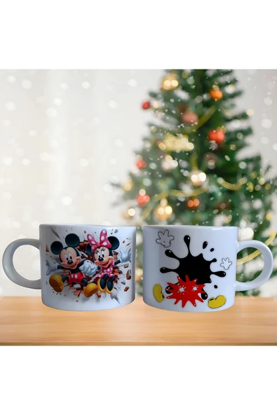 GHOSTBASTIR DESİGN Mickey Mouse Kupa Bardak | Tek Adet 0304 ürün görseli 1