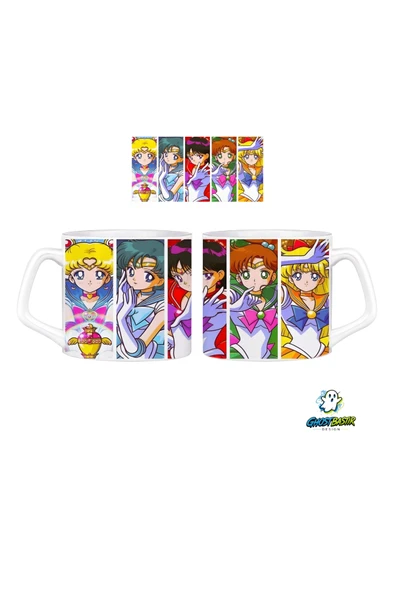 GHOSTBASTIR Design Ay Savaşçısı Kupa Bardak | Tek Adet 0631 ürün görseli 1