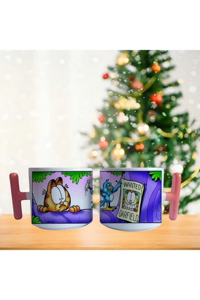 GHOSTBASTIR DESİGN Garfield Kupa Bardak | Tek Adet 0163 ürün görseli 1