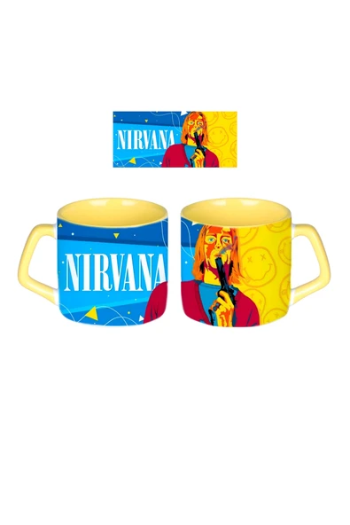GHOSTBASTIR DESİGN Nirvana Kupa Bardak | Tek Adet 0340 ürün görseli 1